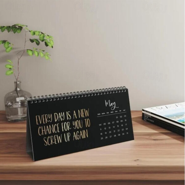 Demotivational Sarcastic Wall Calendar, 2025 Negative Sarcasm Calendar Desk Calendar, Christmas Calendar Gift New Year's Calendar Gift Xmas Gift 2025