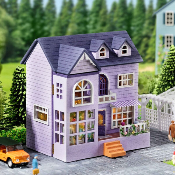 Diy Cabin Molan Manor - Happiness Manor Wooden Handmade and Self made Multi level Gift Gifts Girl 2025 - US $29.99