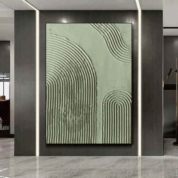 Large Beige And Gold Paintings On Canvas handmade White Textured Wall Art painting hand painted 3d Textured Abstract Painting Minimalist Art for Liv