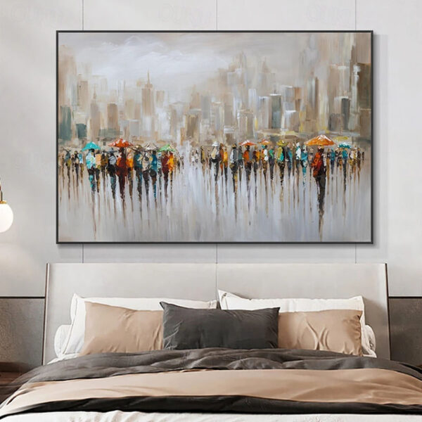 Oil Painting Handmade Hand Painted Wall Art People Scenery Abstract Pictures Home Decoration Decor Stretched Frame Ready to Hang 2024 - US $168.99