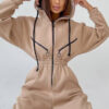 Women's Active Streetwear Tracksuit Pants Sets Long Sleeve Hooded Solid Color Casual Weekend Black White Pink Fall & Winter Regular Fit 2025 - US $40.