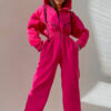 Women's Active Streetwear Tracksuit Pants Sets Long Sleeve Hooded Solid Color Casual Weekend Black White Pink Fall & Winter Regular Fit 2025 - US $40.